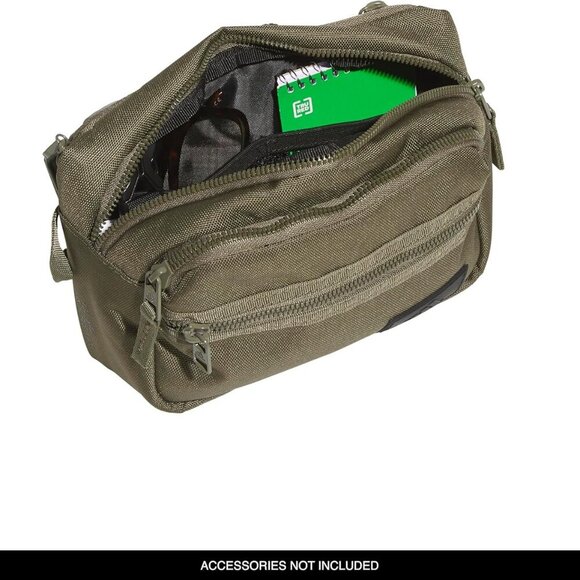 Ramble Crossbody Bag for Festivals, Travel and Hiking, Olive Strata Green, One S - Picture 4 of 7